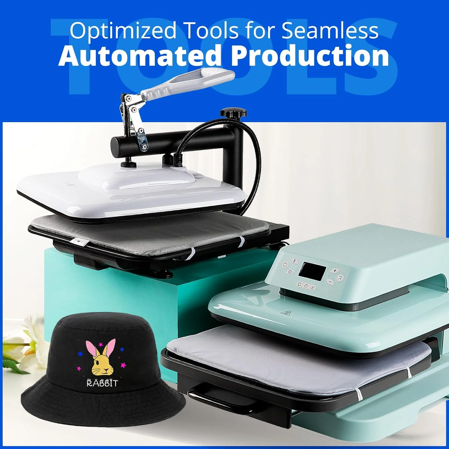 55 Pack Heat Press Accessories for 15X15 Heat Press Machine - Image 7
