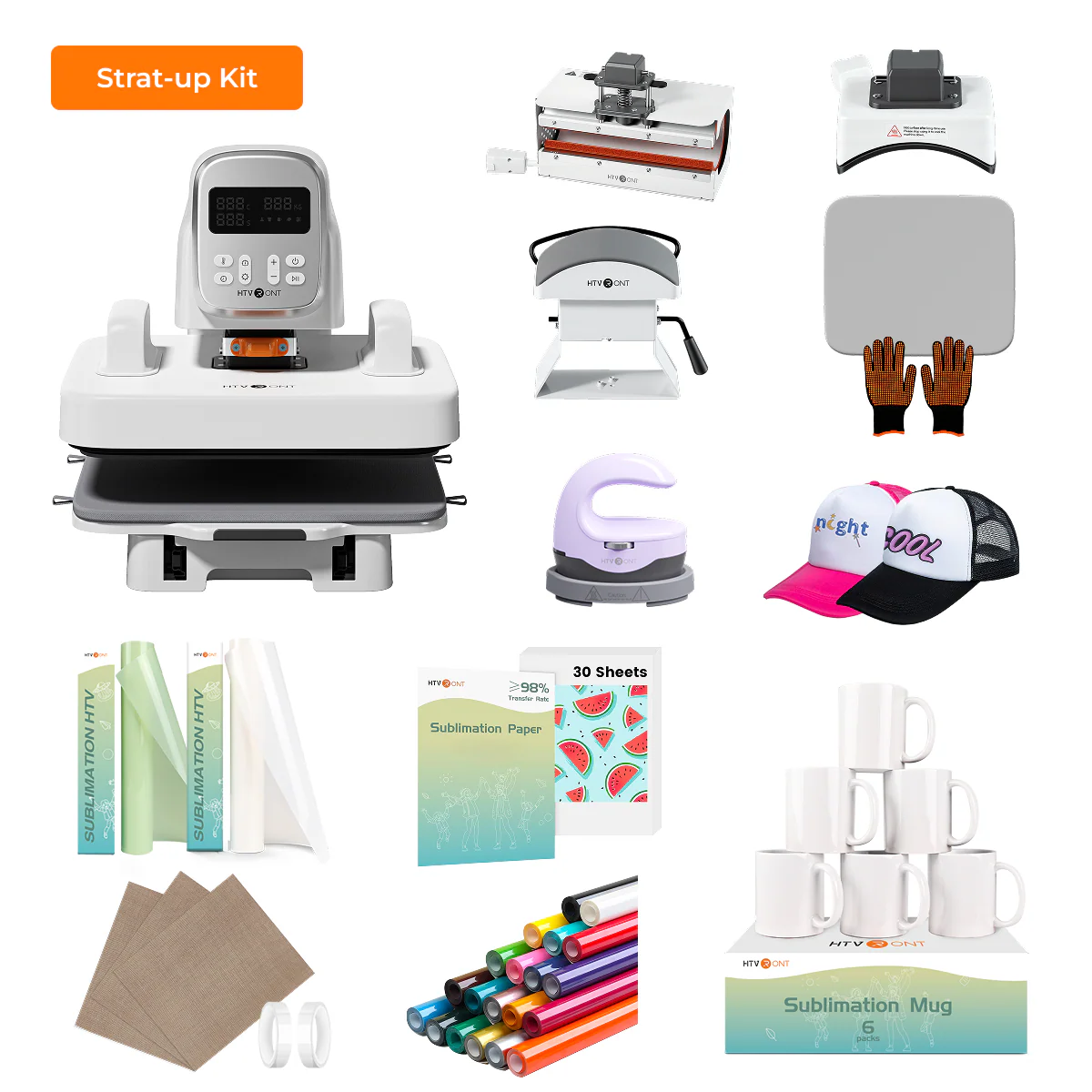 【Pre-Order】 HTVRONT A100 Auto Multi Heat Press - Image 15