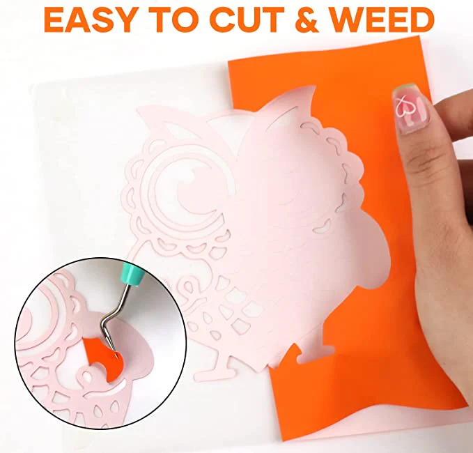 Heat Transfer Vinyl Bundle - 12'' x 3 FT (20 Colors) - Image 3