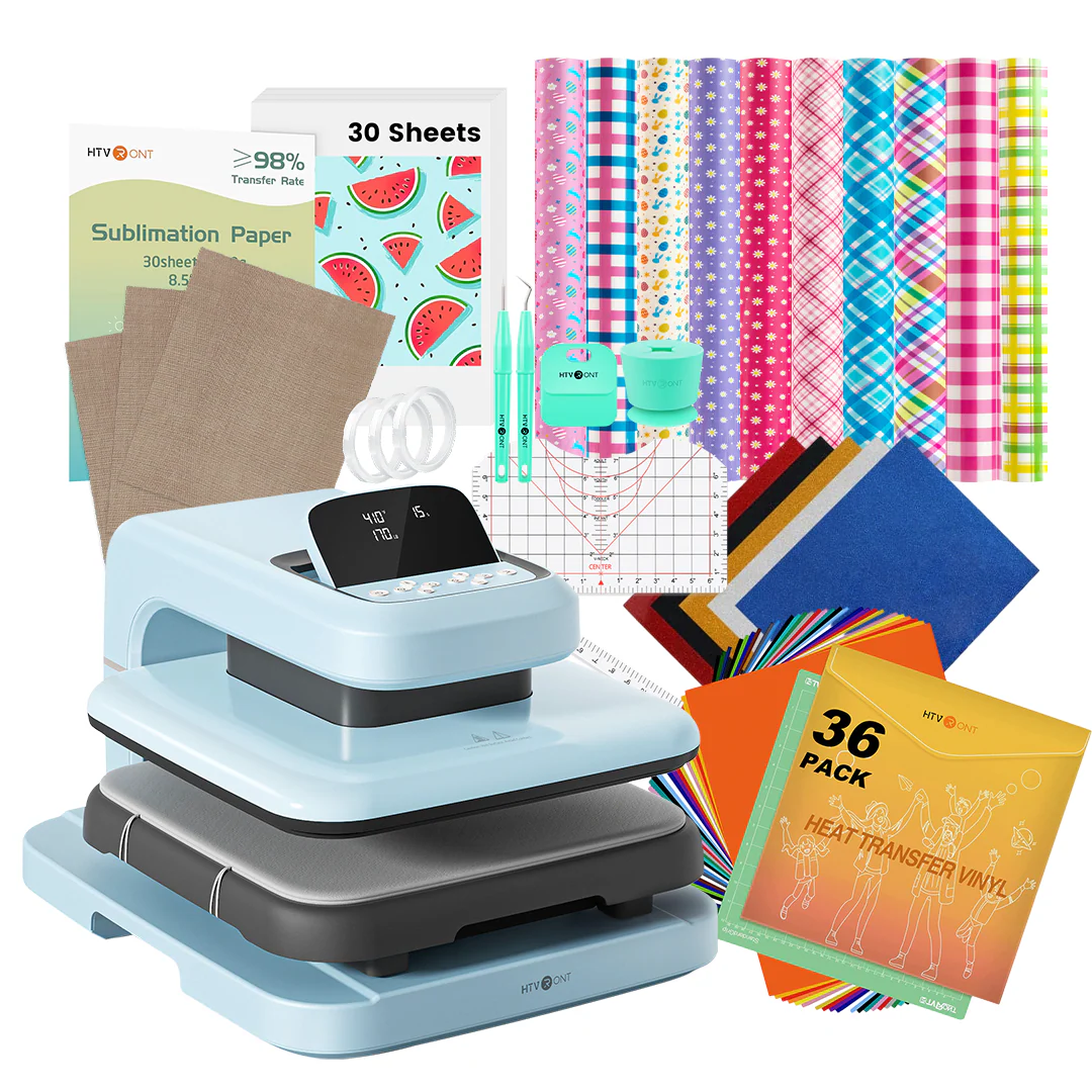 [Mother's Day Best Deal] HTVRONT Auto Heat Press 2+Great Value Bundle - Image 25