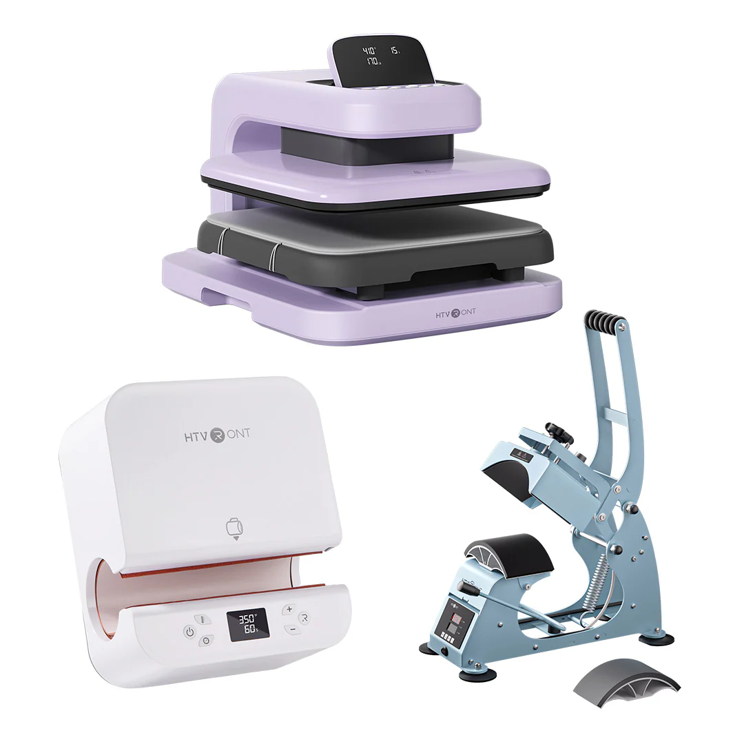 [Machine bundle]HTVRONT Auto Heat Press 2 - 15"x15" +Tumbler Heat Press+Manual Hat Heat Press Machine - Image 5
