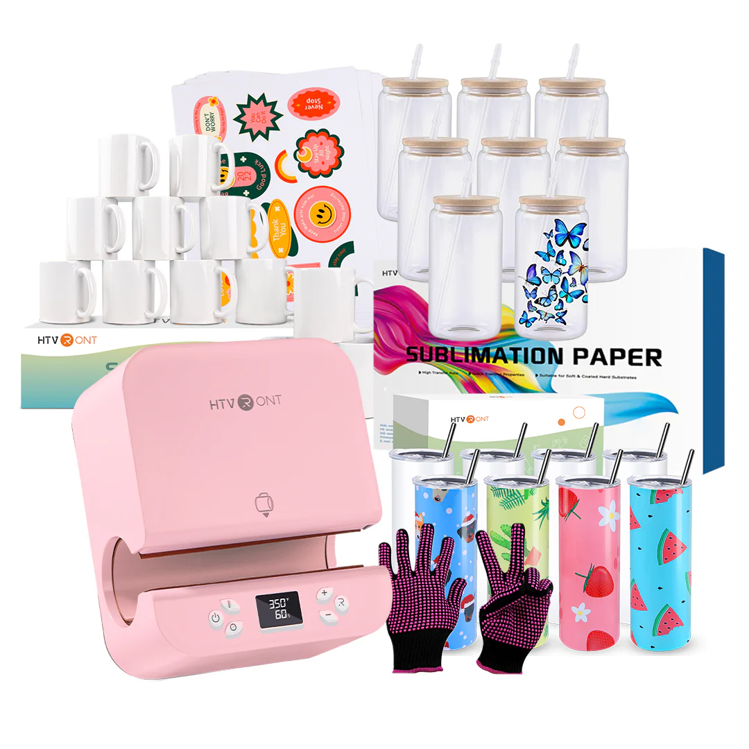 HTVRONT Auto Tumbler Heat Press Machine 120V (3 Colors) Standard Kit - Image 10