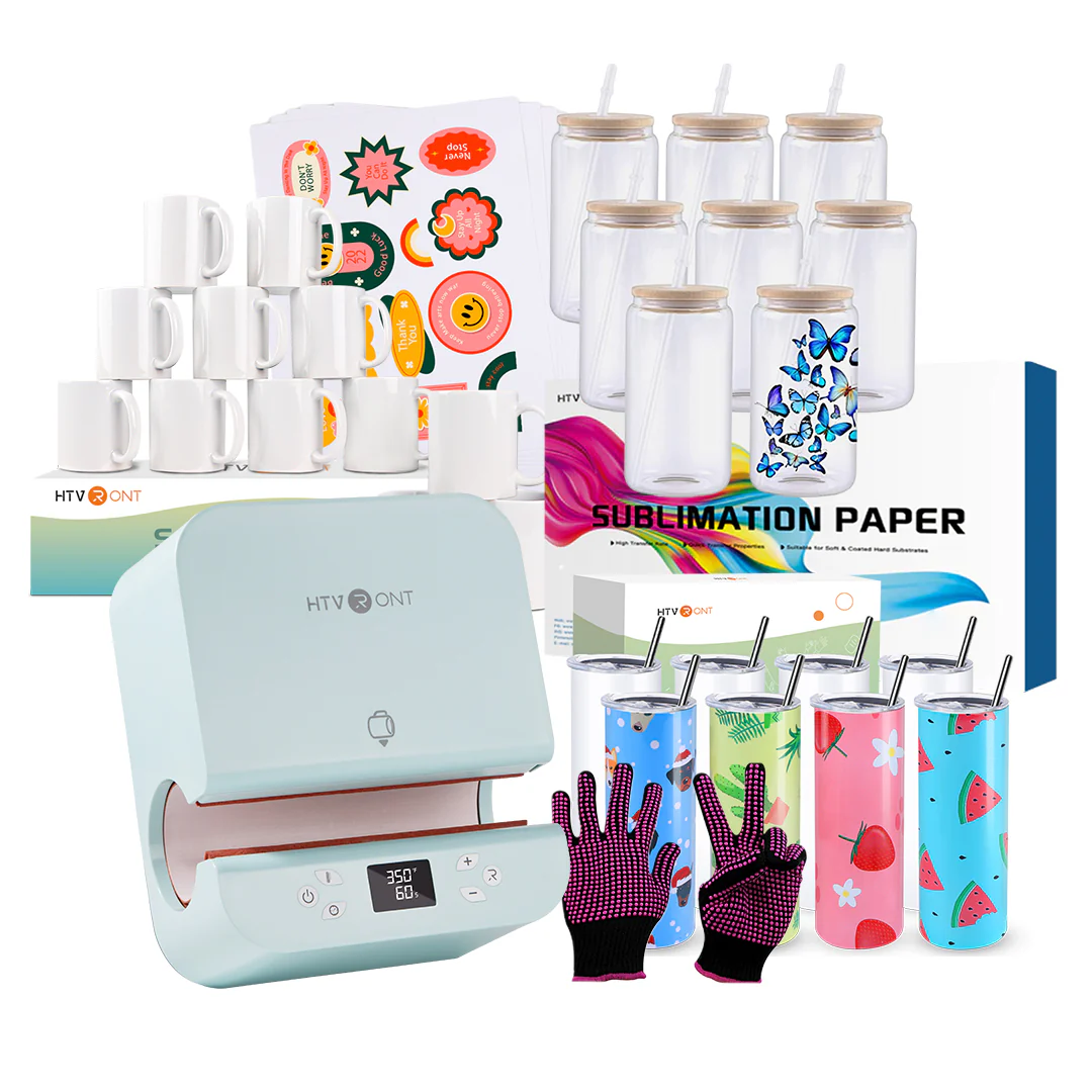 HTVRONT Auto Tumbler Heat Press Machine 120V (3 Colors) Standard Kit - Image 11