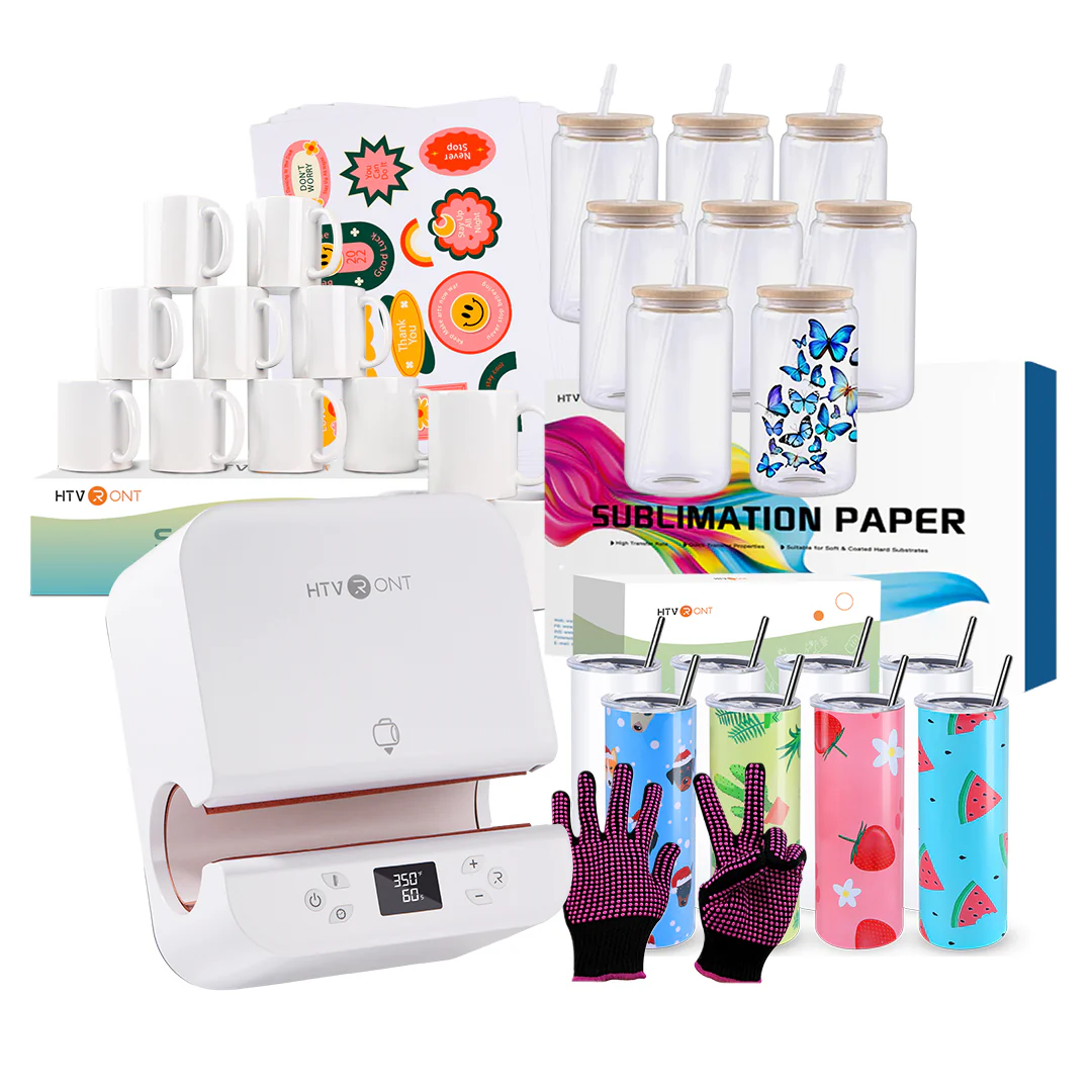 HTVRONT Auto Tumbler Heat Press Machine 120V (3 Colors) Standard Kit - Image 12
