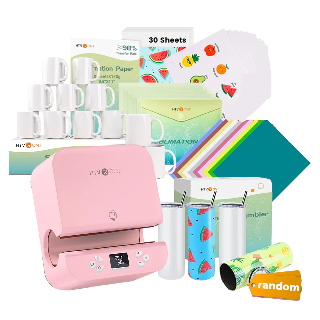 HTVRONT Auto Tumbler Heat Press Machine 120V (3 Colors) Standard Kit - Image 7