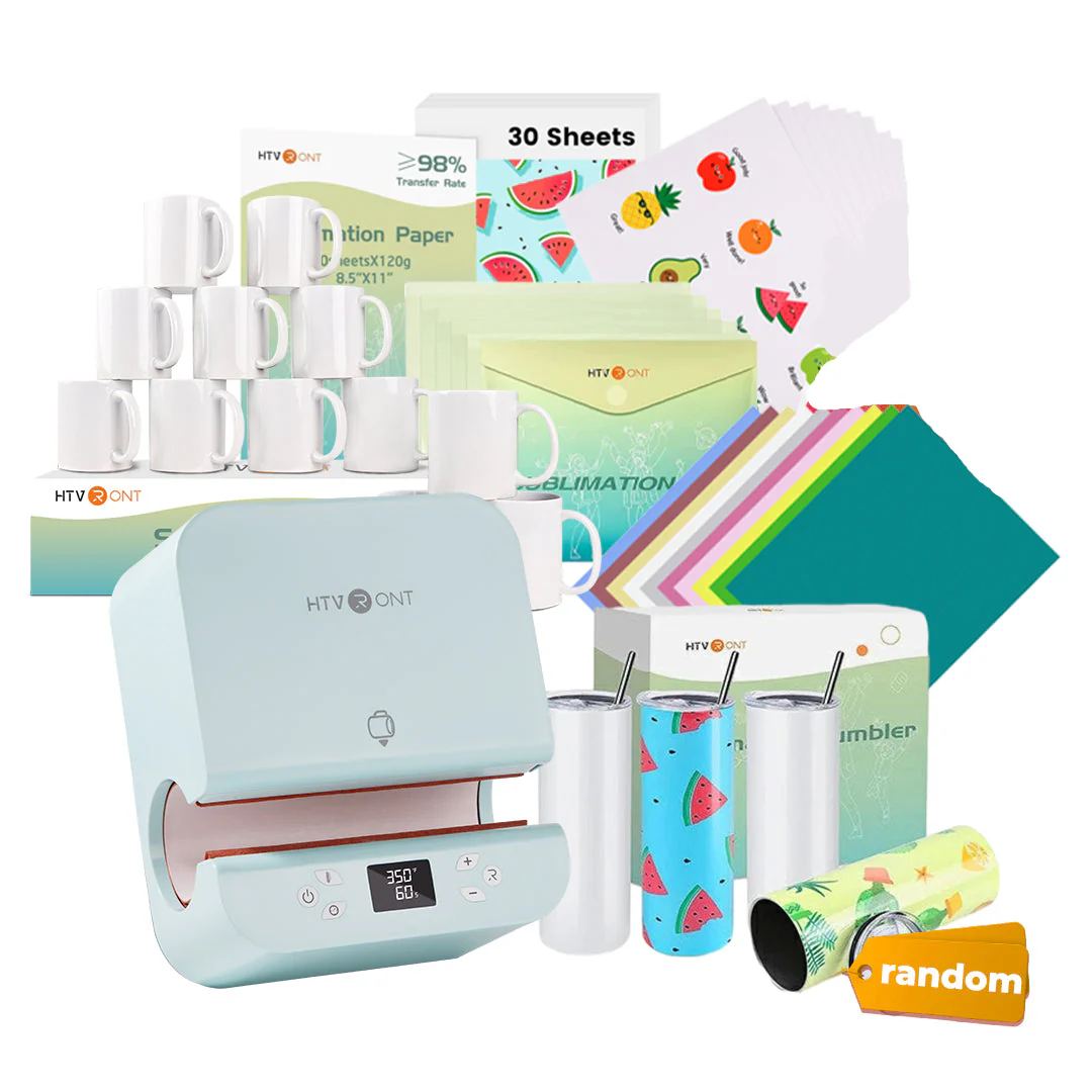 HTVRONT Auto Tumbler Heat Press Machine 120V (3 Colors) Standard Kit - Image 8