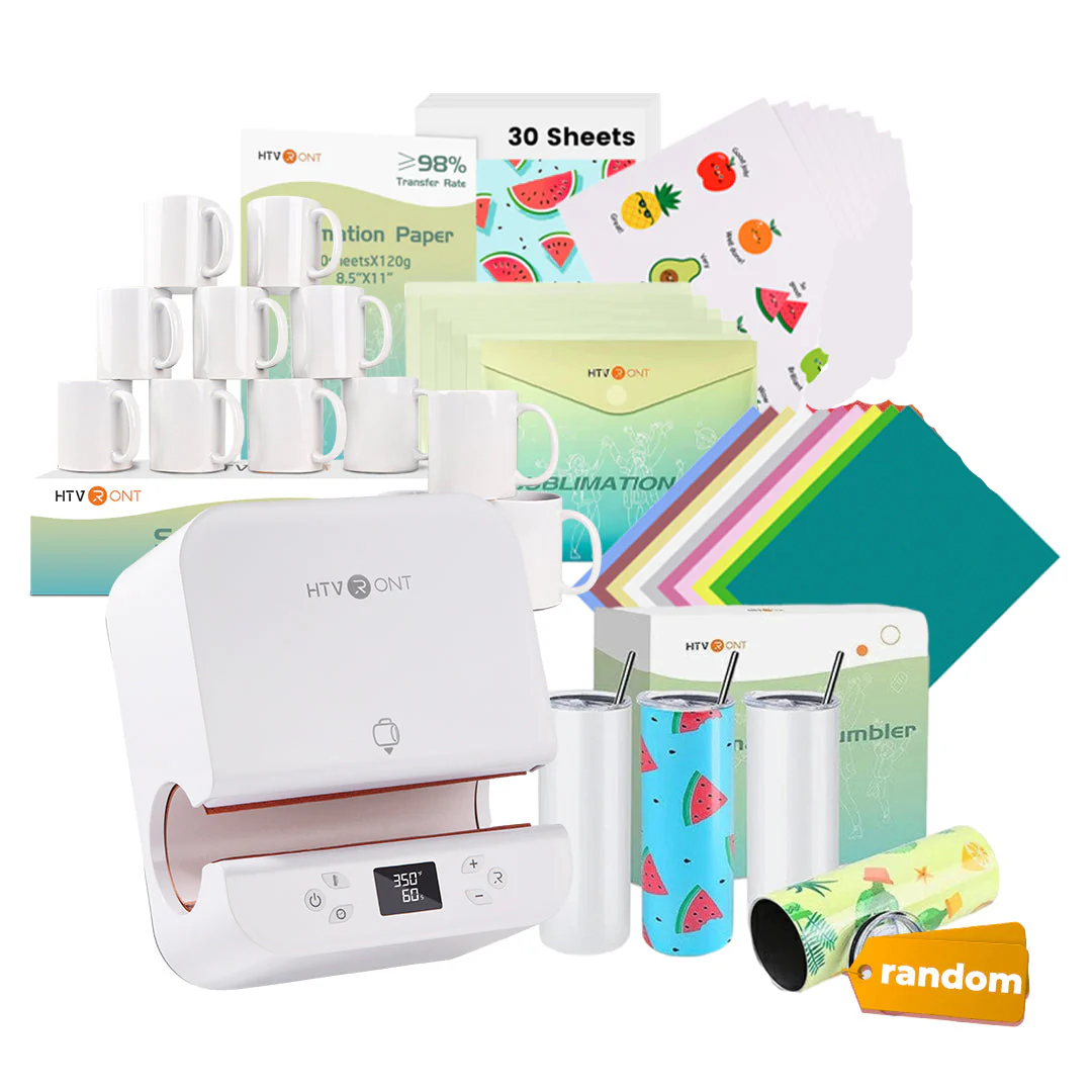 HTVRONT Auto Tumbler Heat Press Machine 120V (3 Colors) Standard Kit - Image 9