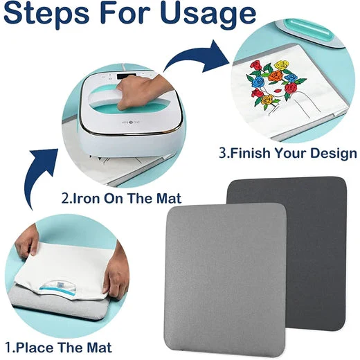 CA HTVRONT Heat Press Mat - 15"x15" - Image 6