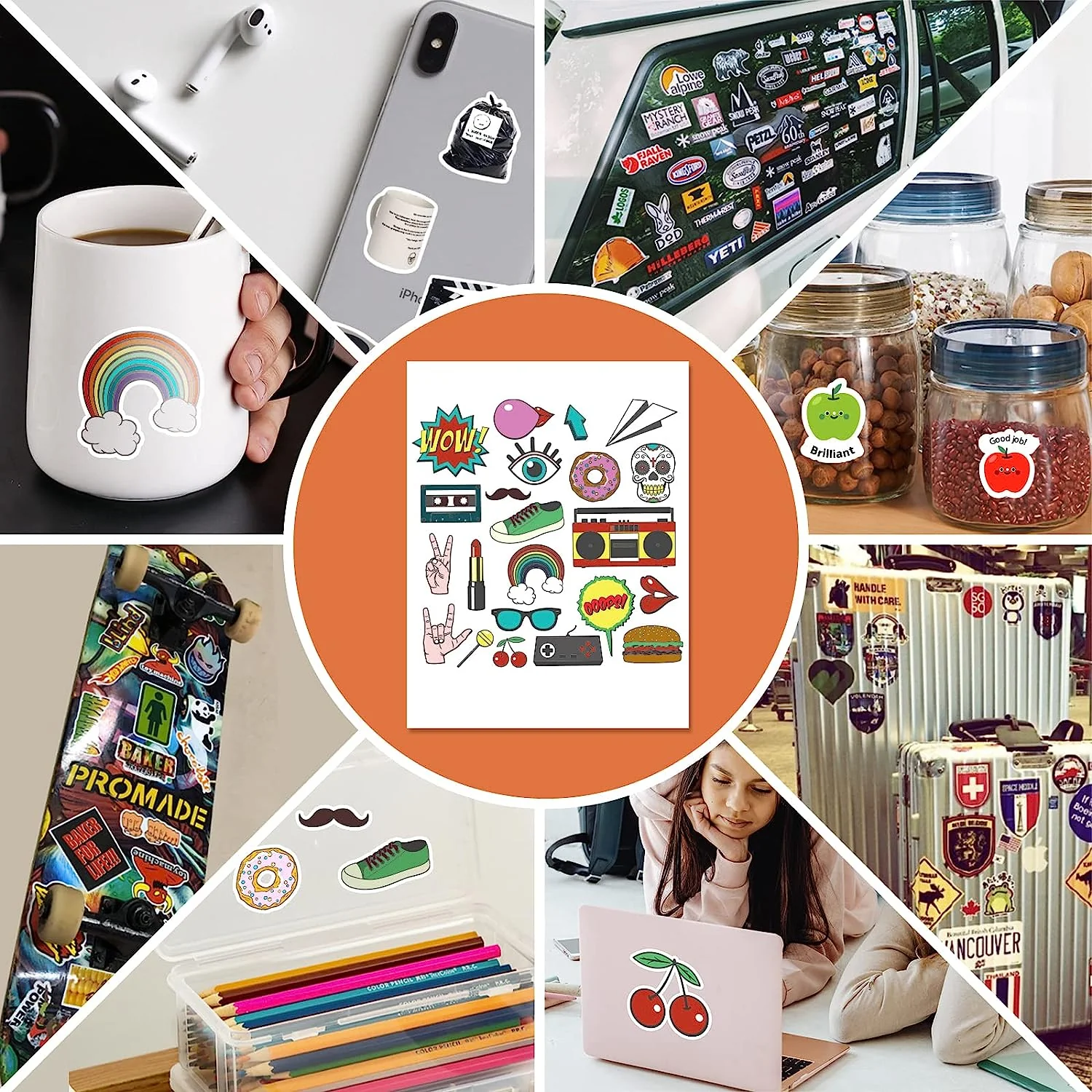 Sublimation Waterproof Sticker Paper - 20 Pcs - Image 6
