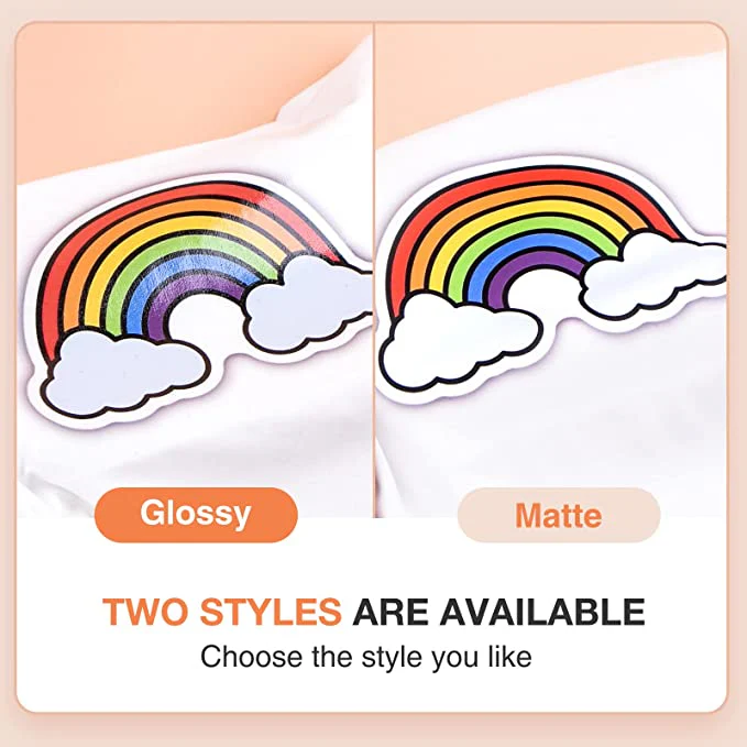Clear Sublimation HTV for Light Fabric - 12" x 10"  5 Pack - Image 3