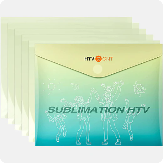 Clear Sublimation HTV for Light Fabric - 12" x 10"  5 Pack - Image 7
