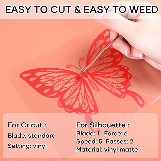 Permanent Adhesive Vinyl Sheet -12"x12" 7 Pack - Image 6