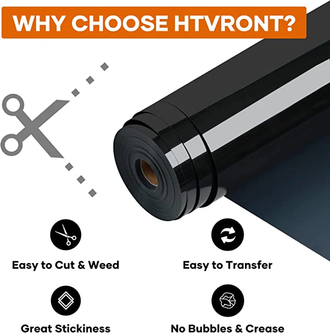Heat Transfer Vinyl Roll - 12" x 100 Ft (2 Colors) - Image 3