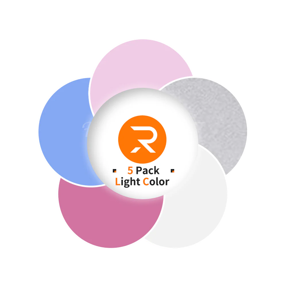 Heat Transfer Vinyl Bundle - 12"x10 Inch 5 Pack(5 Colors ) - Image 10