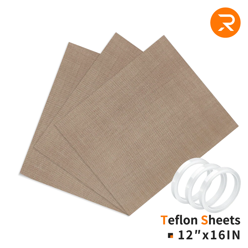 PTFE Sheet for Heat Press Heat Tape Bundle- 12" x 16" - Image 13