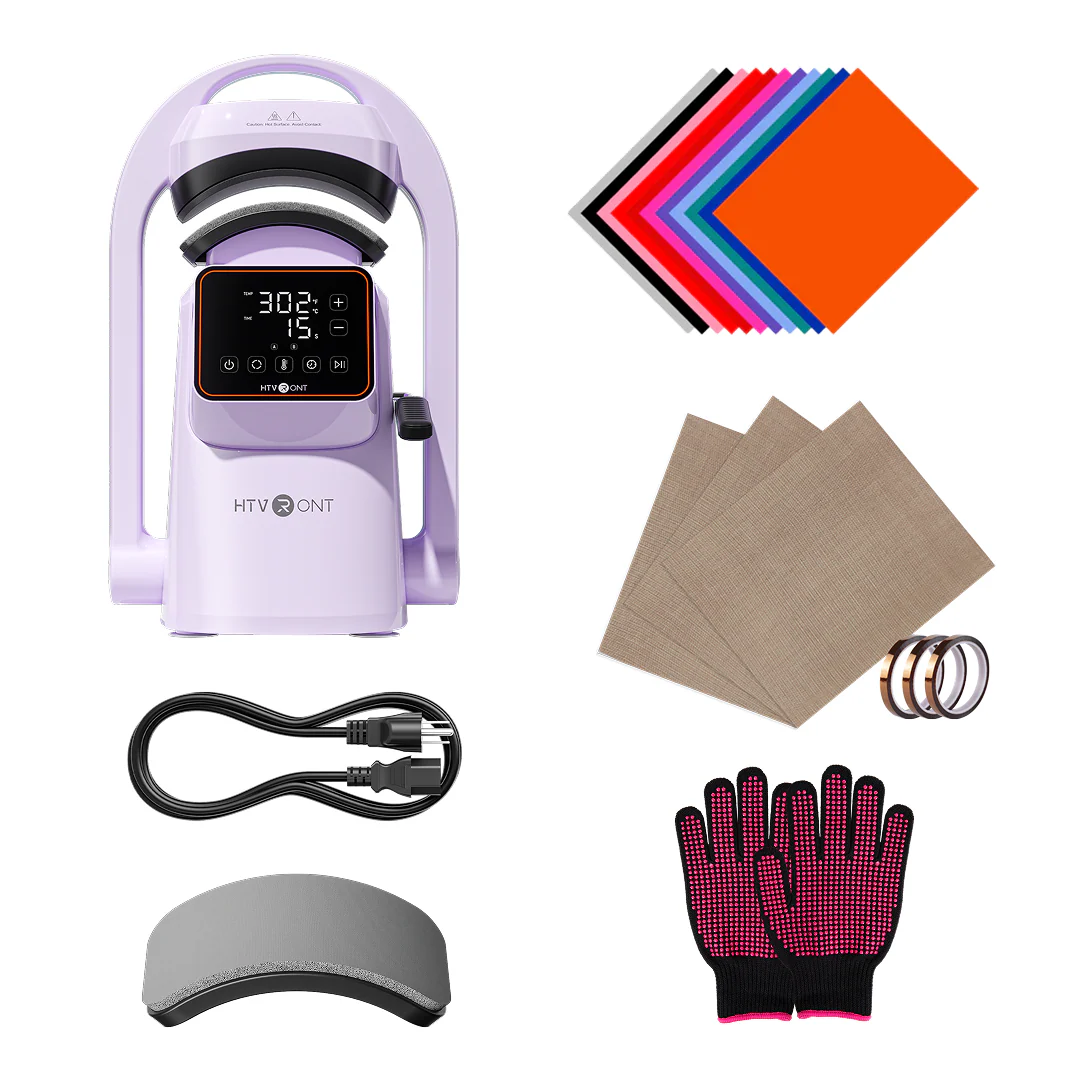 New! HTVRONT A300 Auto Hat Heat Press - Image 24
