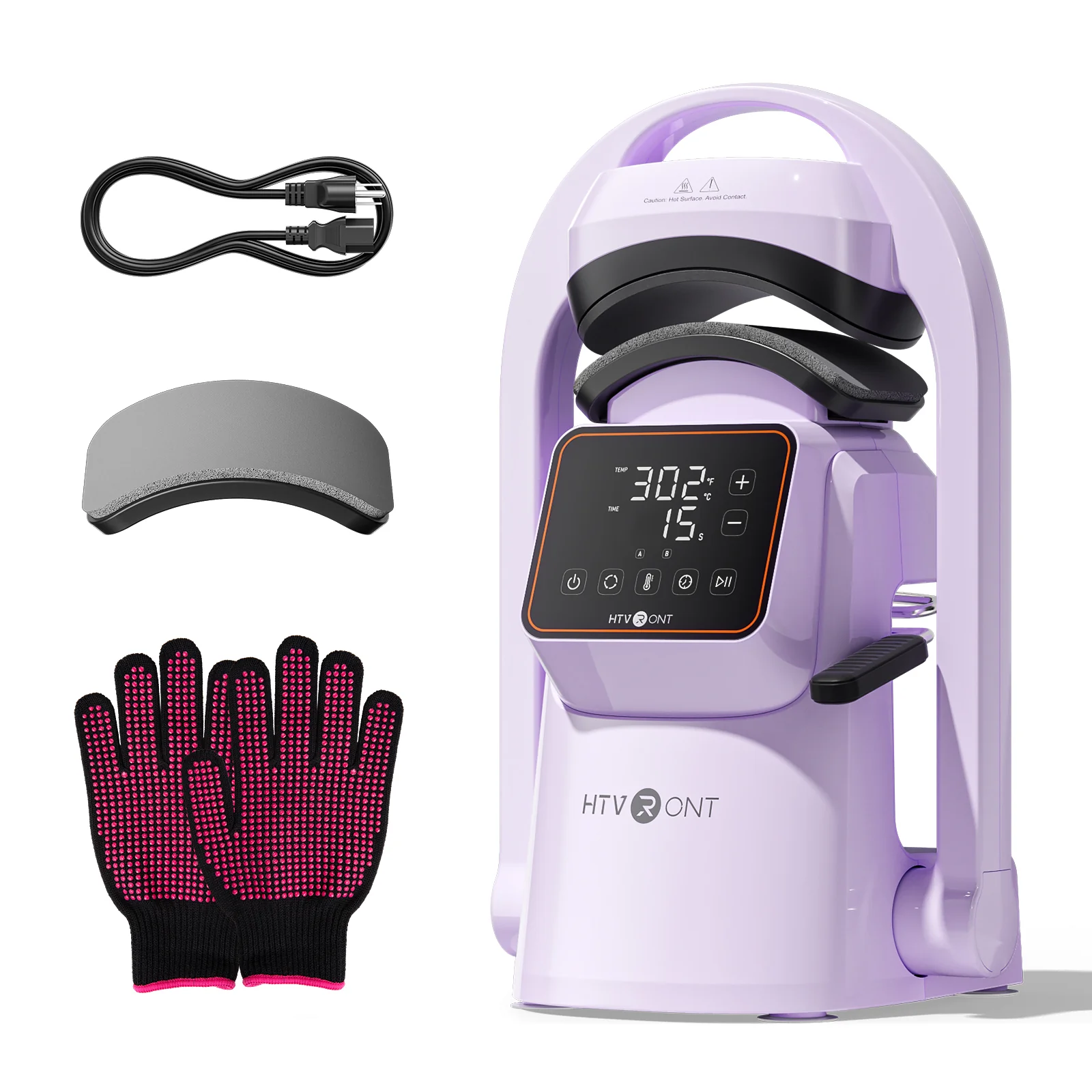 New! HTVRONT A300 Auto Hat Heat Press - Image 16