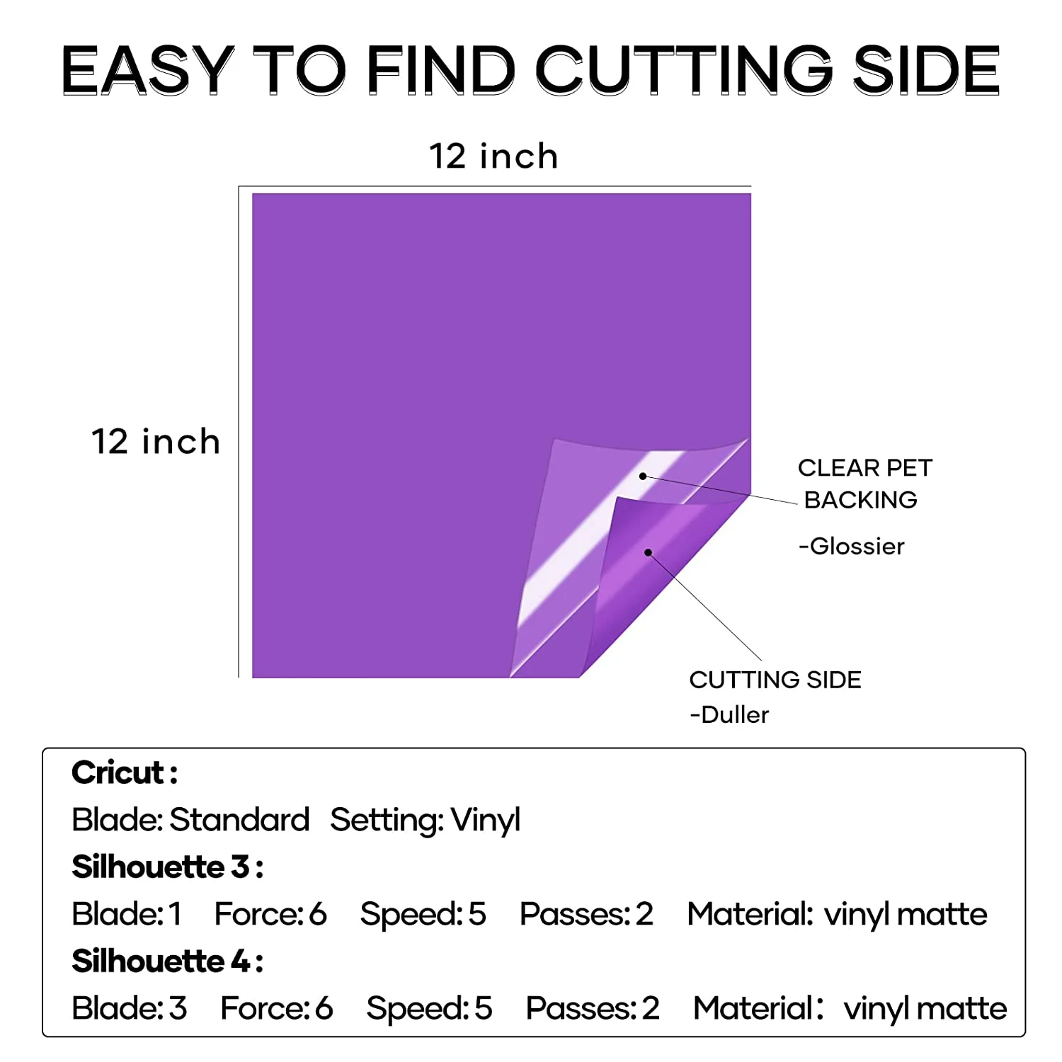 Adhesive Vinyl Bundle - 12" x 12" 40 pack (29 Assorted colors) - Image 4