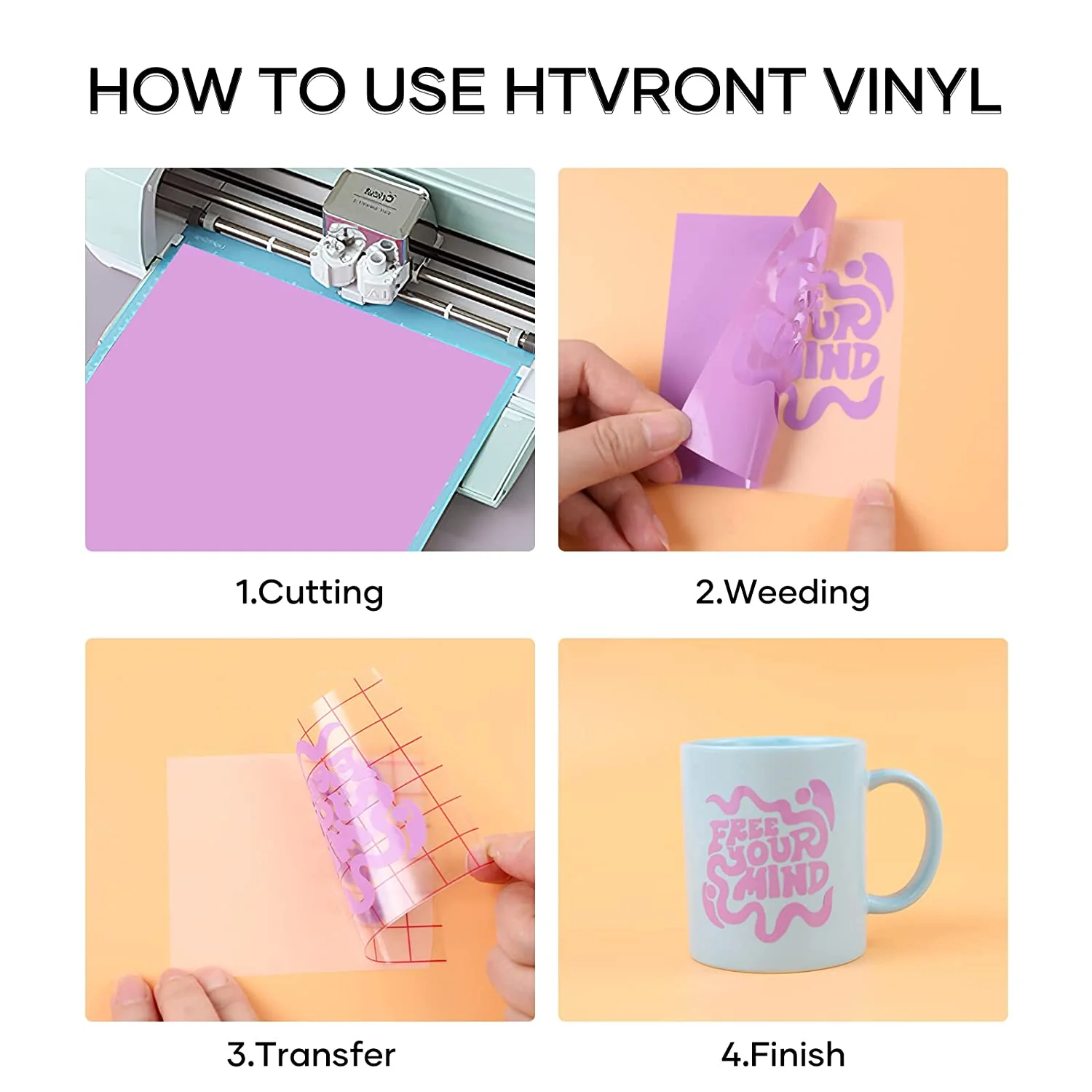 Adhesive Vinyl Bundle - 12" x 12" 40 pack (29 Assorted colors) - Image 5