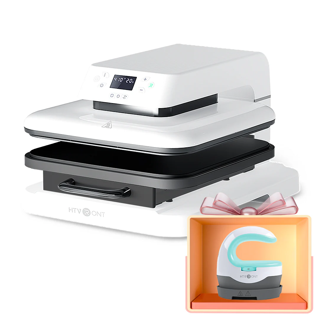 HTVRONT Auto Heat Press Machine 15" x 15" 110V & Mini Heat Press Machine - Image 12