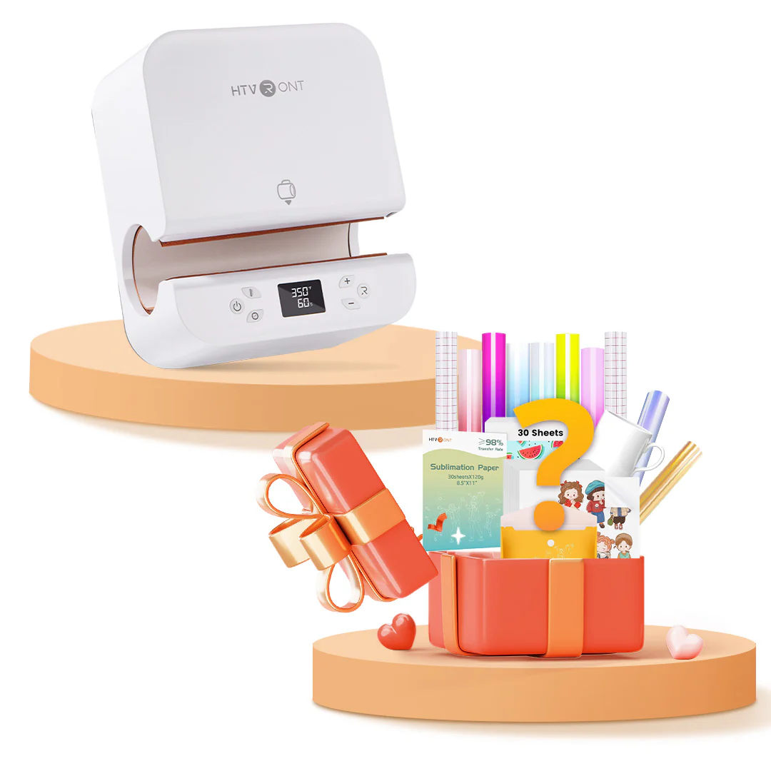 HTVRONT Auto Tumbler Heat Press Machine 120V (3 Colors) Standard Kit - Image 26
