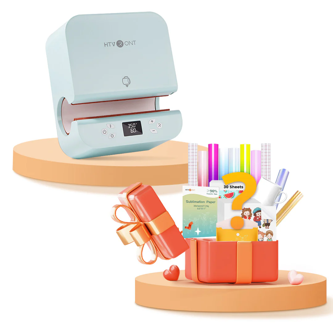 HTVRONT Auto Tumbler Heat Press Machine 120V (3 Colors) Standard Kit - Image 25