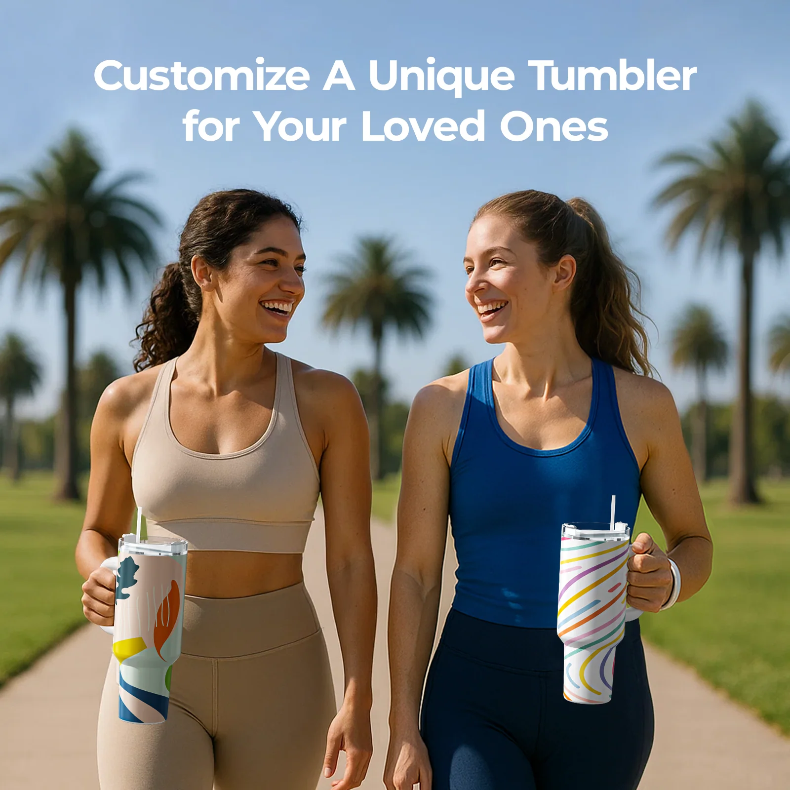 2 Pack 40oz Sublimation Tumbler Blanks With Handle, Suitable For A200H Auto Handle Tumbler Heat Press - Image 7