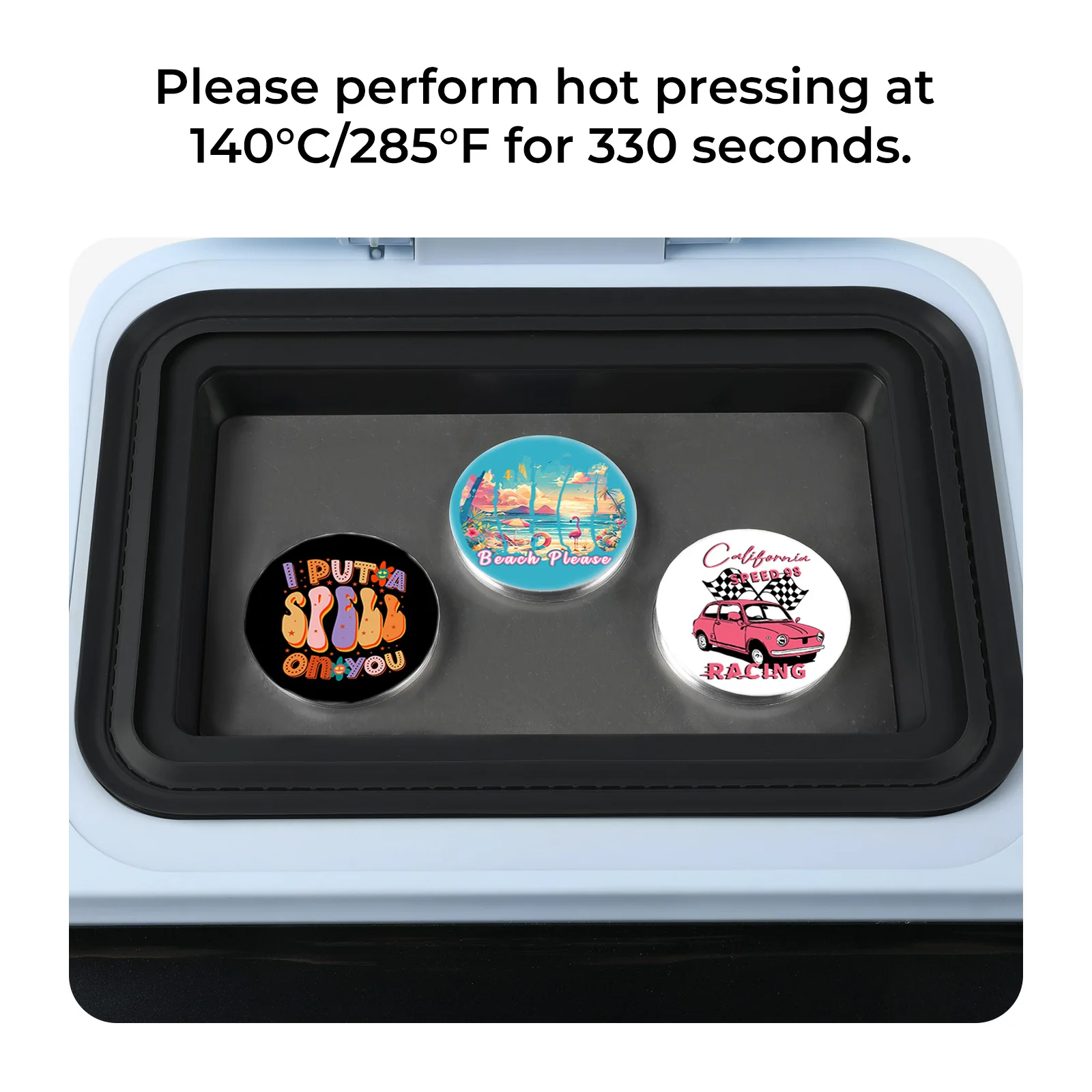 58mm Sublimation Badge - 3 Pcs/51 Pcs, For H17 Phone Case Heat Press - Image 4