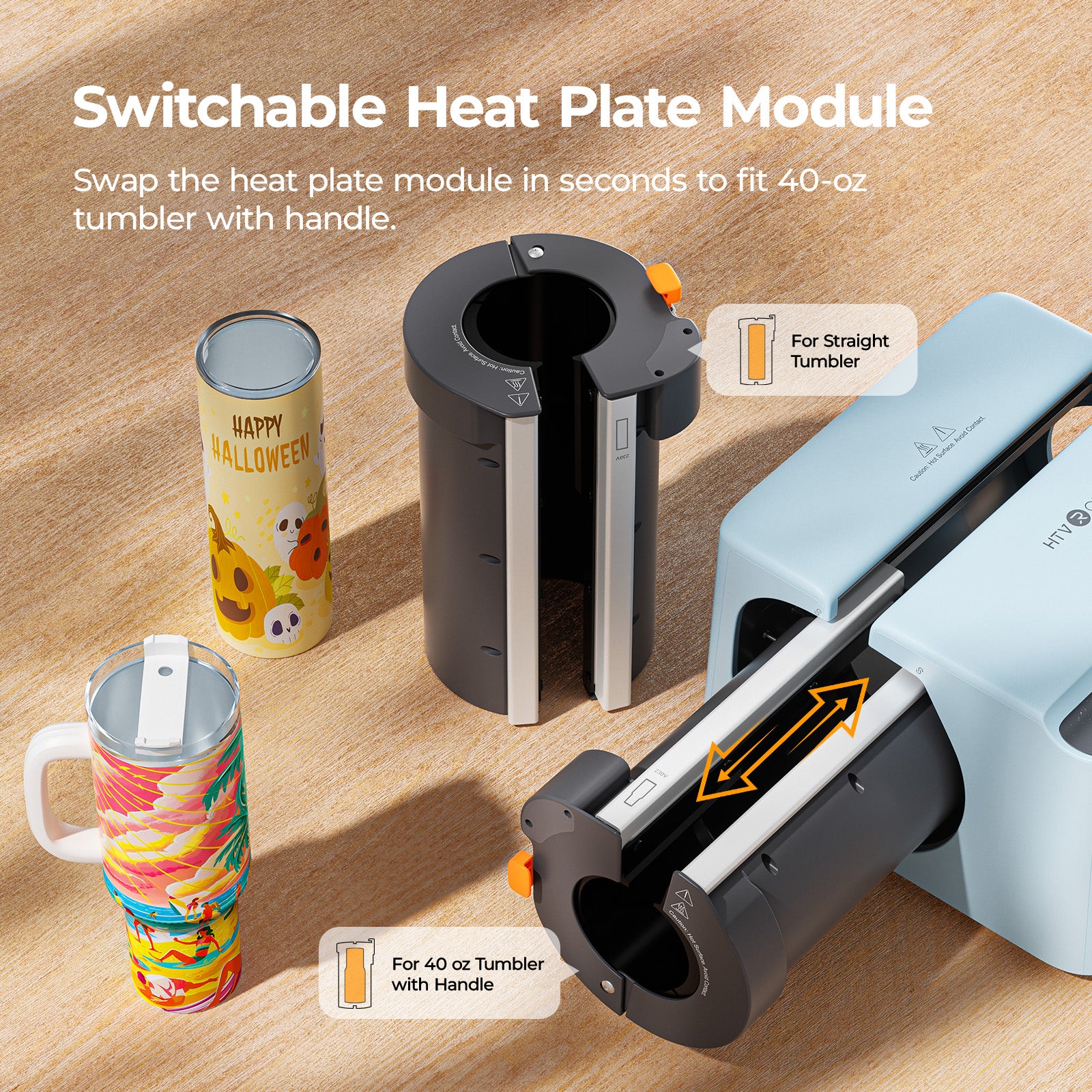 New!HTVRONT A200 Auto Tumbler Heat Press - Image 21