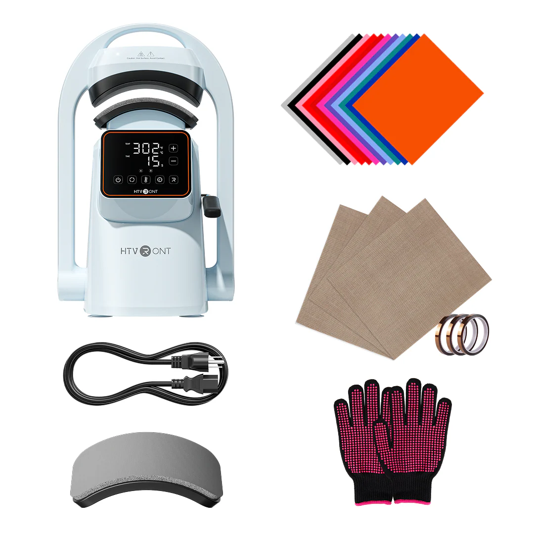 HTVRONT A300 Auto Hat Heat Press, Standard Kit - Image 15