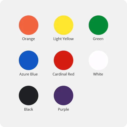 CA HTVRONT Adhesive Vinyl Roll Bundle - 12" x 5 FT (8 Assorted Colors) - Image 2