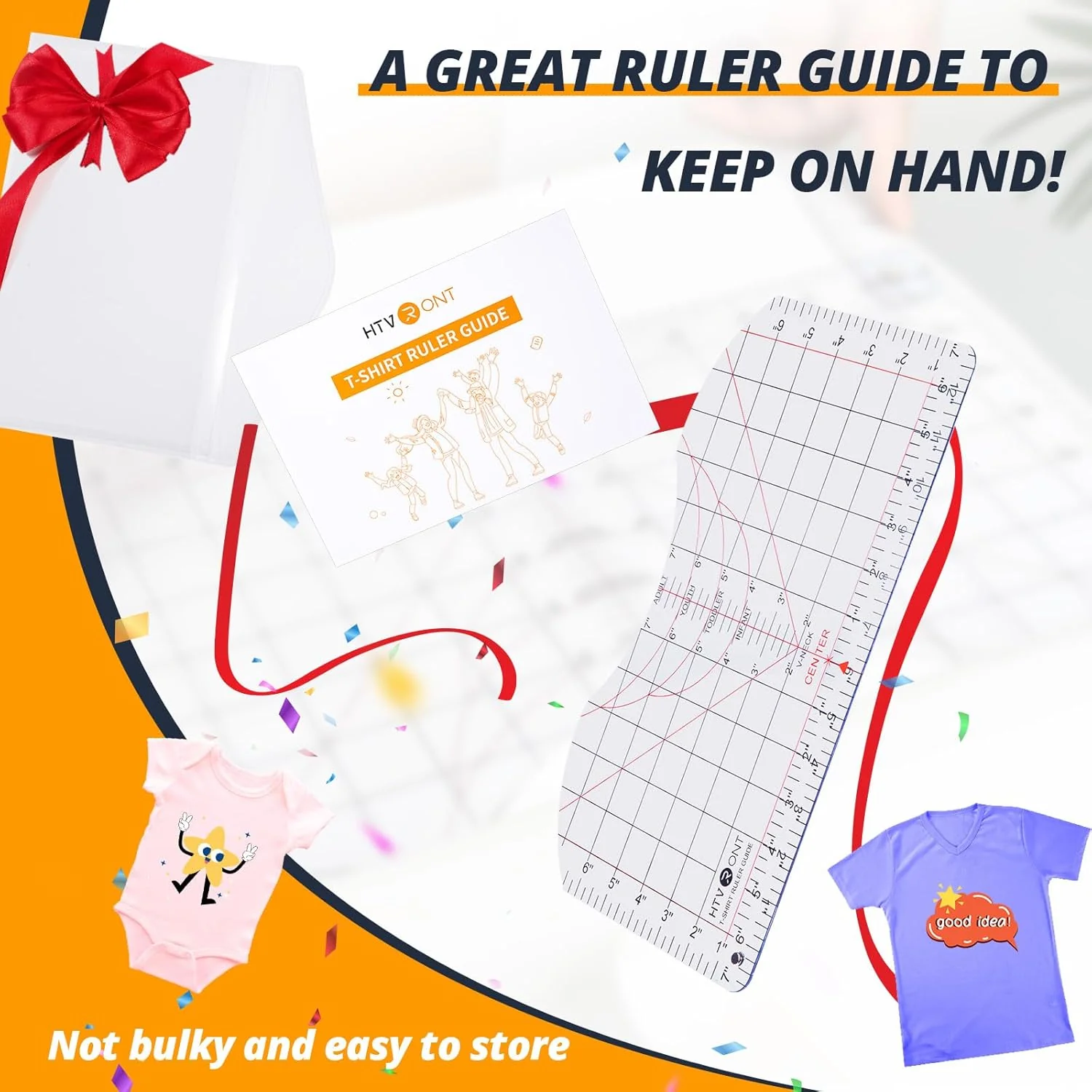 All-in-One T Shirt Ruler Guide for Vinyl Alignment - Image 6