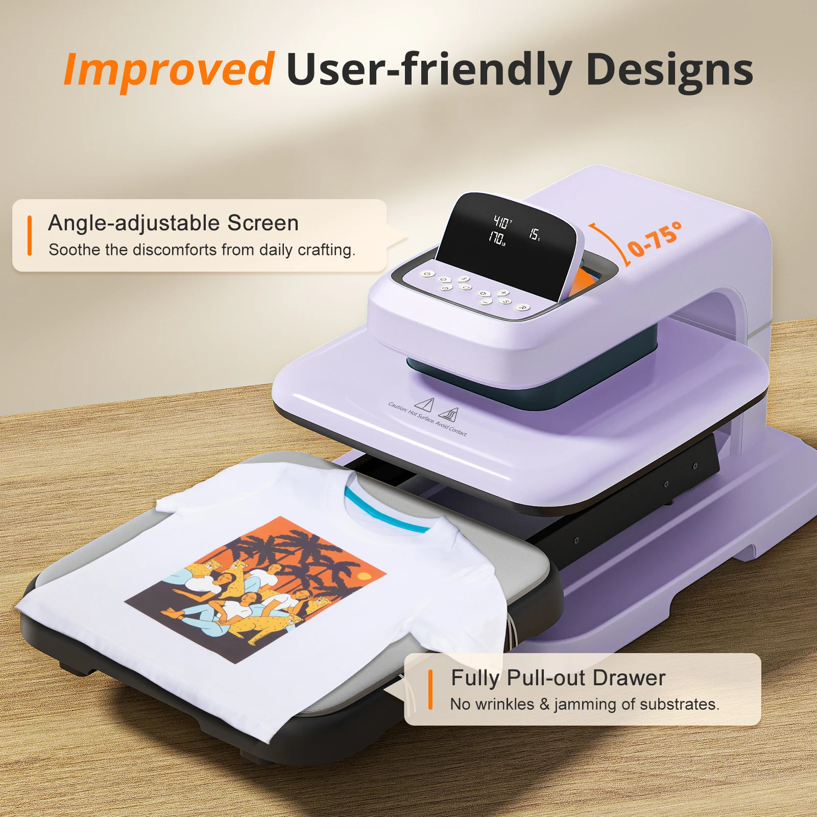 HTVRONT Auto Heat Press 2 - Digit - Image 14