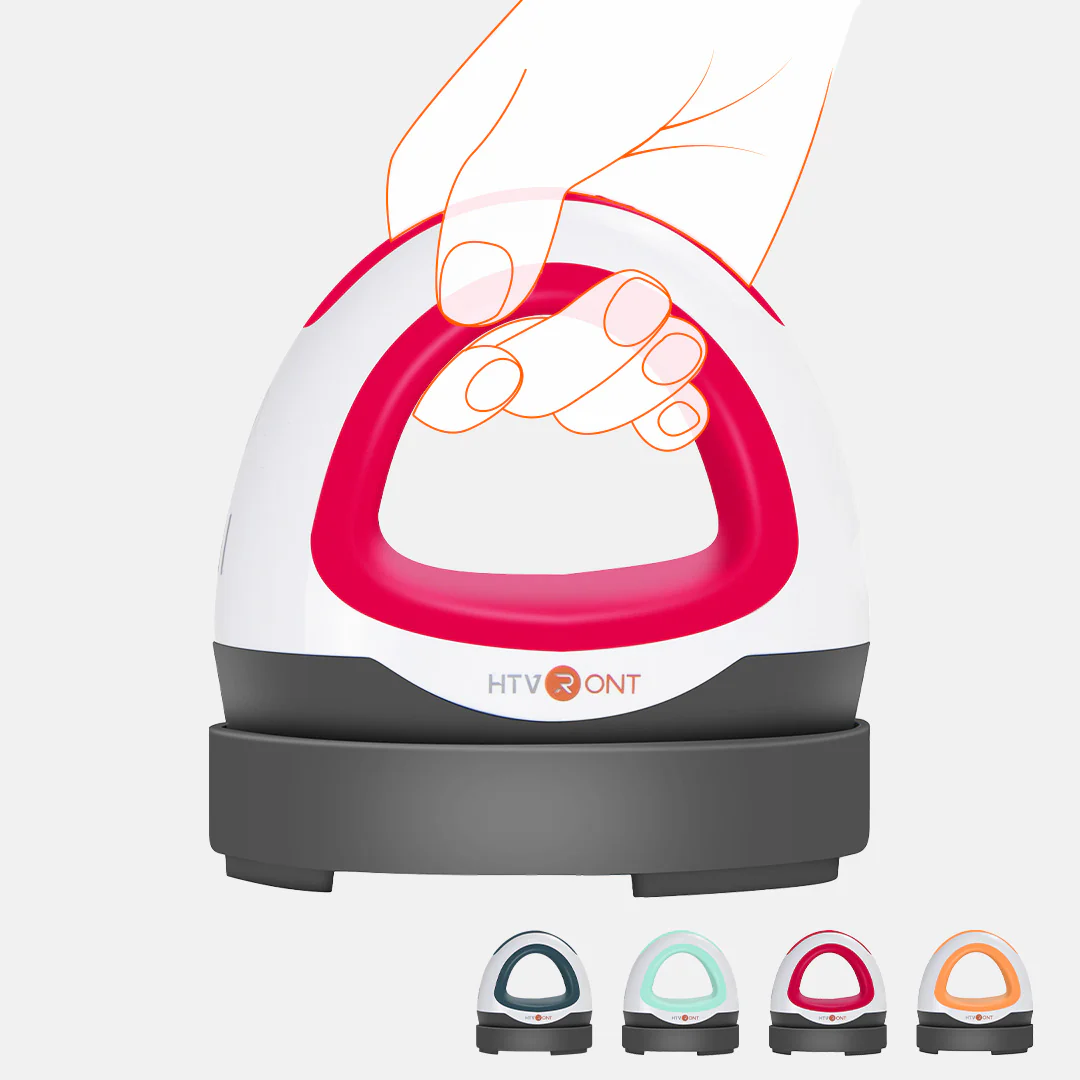 CA HTVRONT Mini Heat Press Machine - (4 Colors) - Portable Heat Press - Image 2