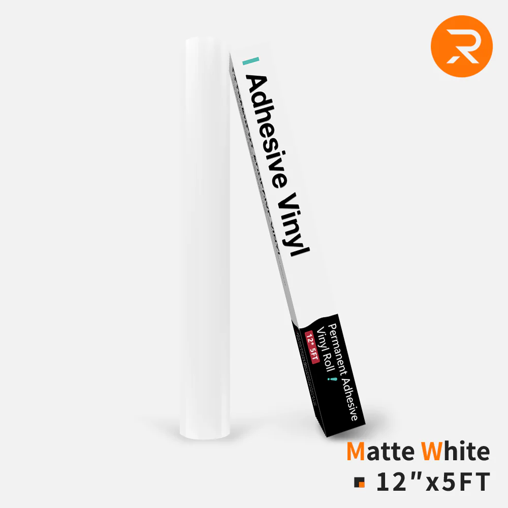 Permanent Adhesive Vinyl Roll - 12"x5 Ft （35 Colors) - Image 36