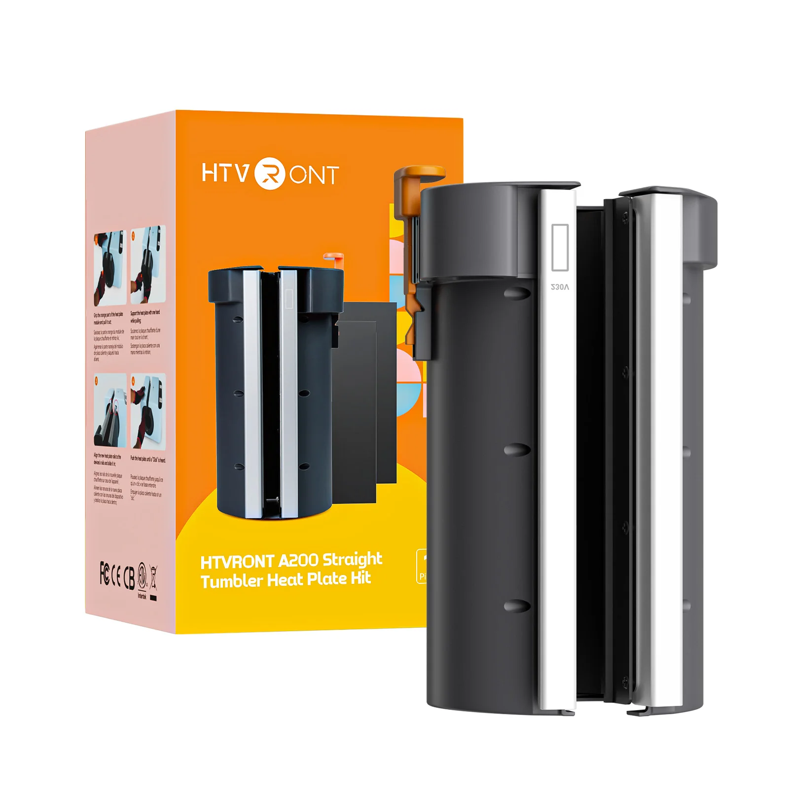 HTVRONT Handle Tumbler/Straight/Mug Tumbler Heat Plate Kit - For A200&A200H&A200M Auto Tumbler Heat Press - Image 17