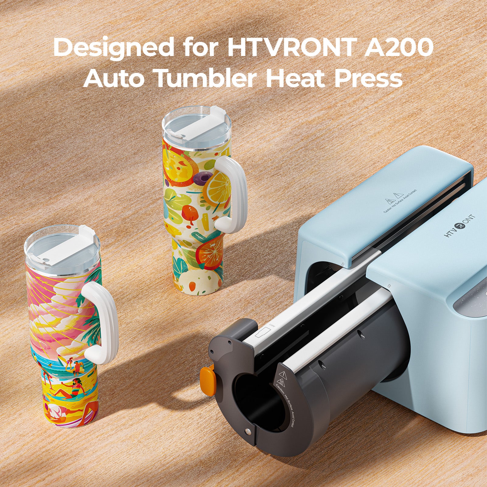 HTVRONT Handle Tumbler/Straight/Mug Tumbler Heat Plate Kit - For A200&A200H&A200M Auto Tumbler Heat Press - Image 3