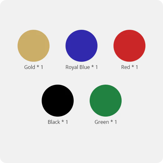Heat Transfer Vinyl Bundle - 12"x10 Inch 5 Pack(5 Colors ) - Image 6