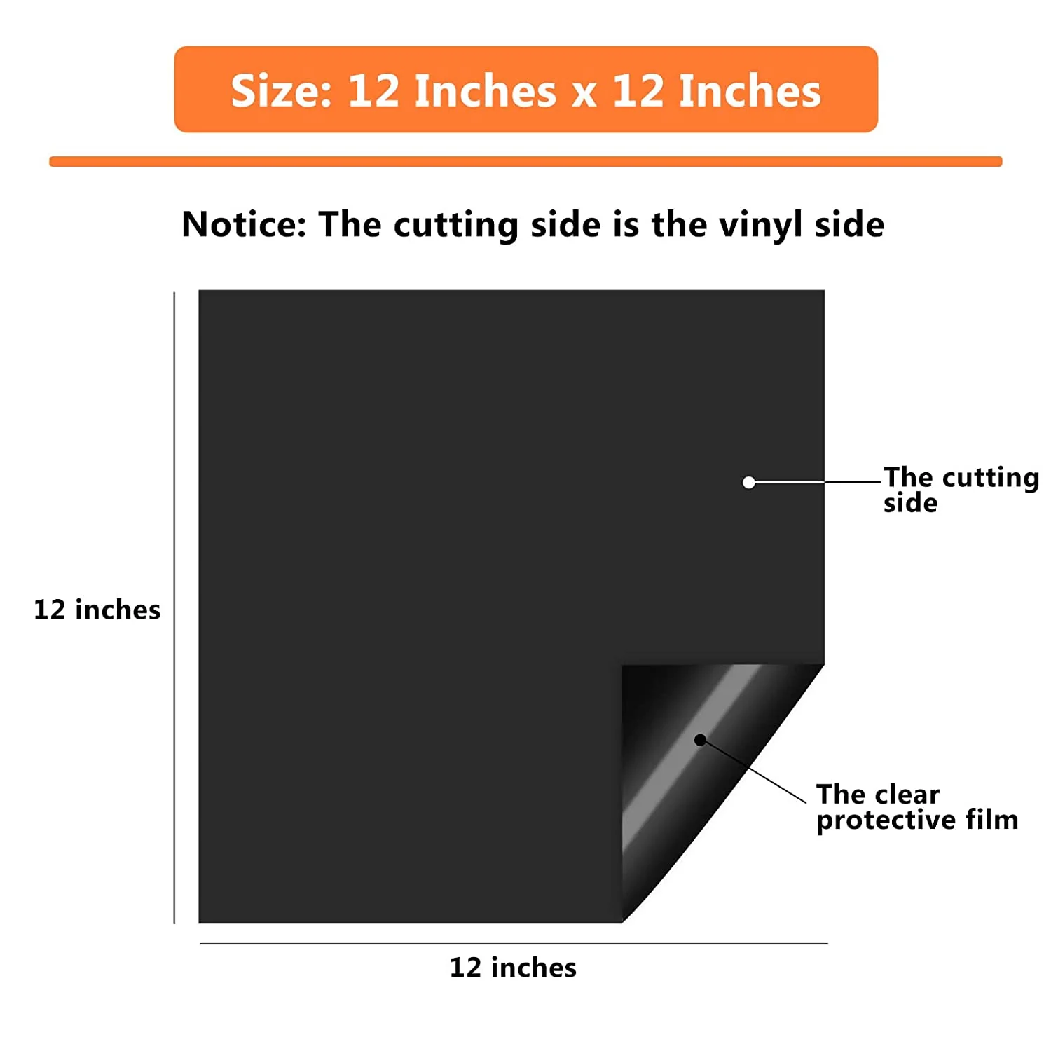 CA HTVRONT Matte Adhesive Vinyl Bundle - 12" x 12" 14 Pack (12 Assorted Colors) - Image 6