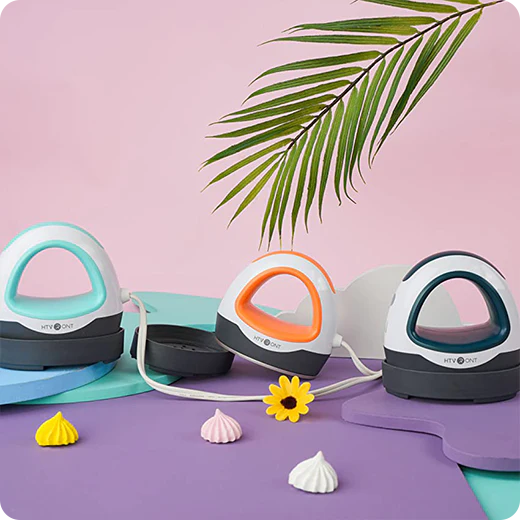 CA HTVRONT Mini Heat Press Machine - (4 Colors) - Portable Heat Press - Image 6