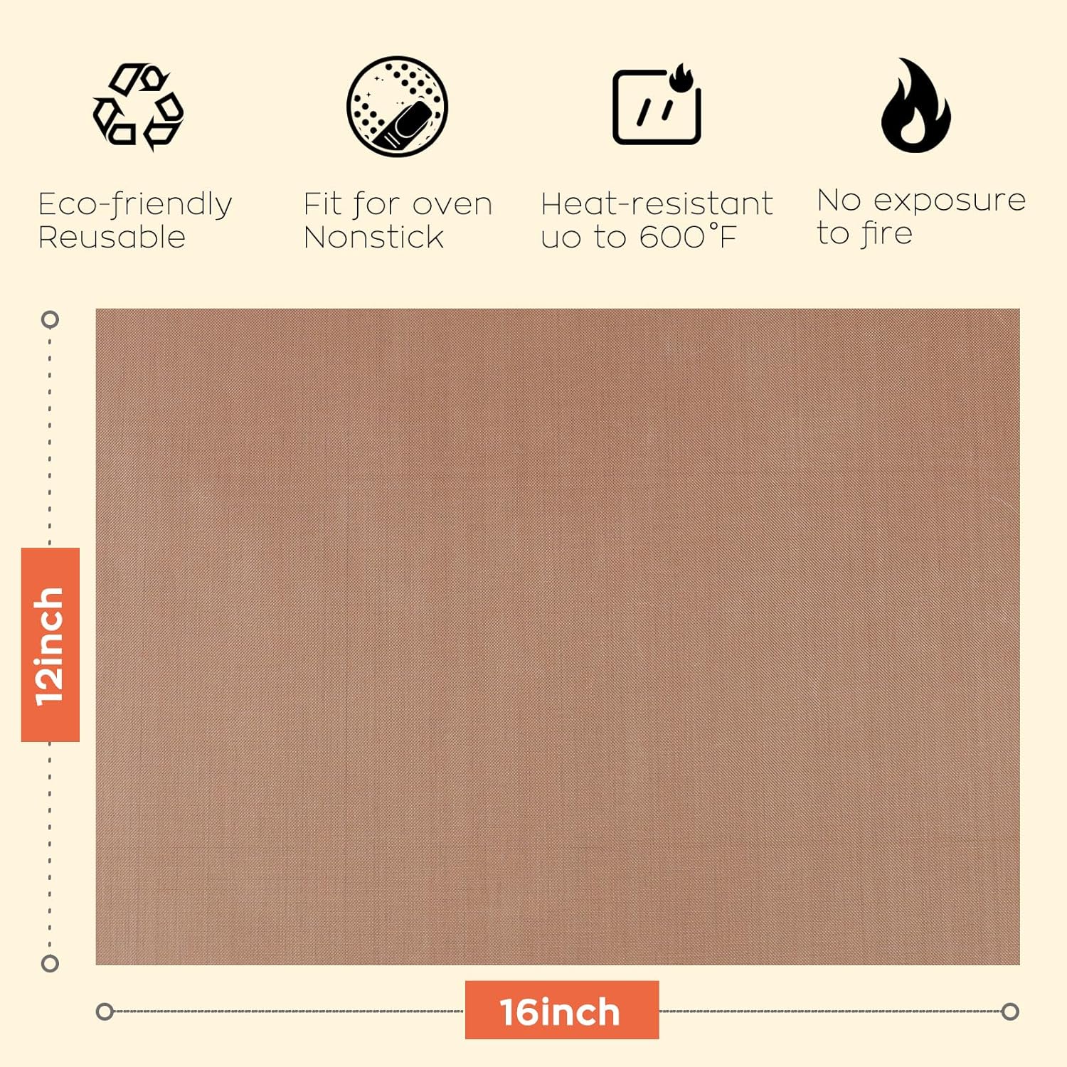 CA HTVRONT PTFE Sheet for Heat Press - 3 Packs 12" x 16"/16" x 20" - Image 5