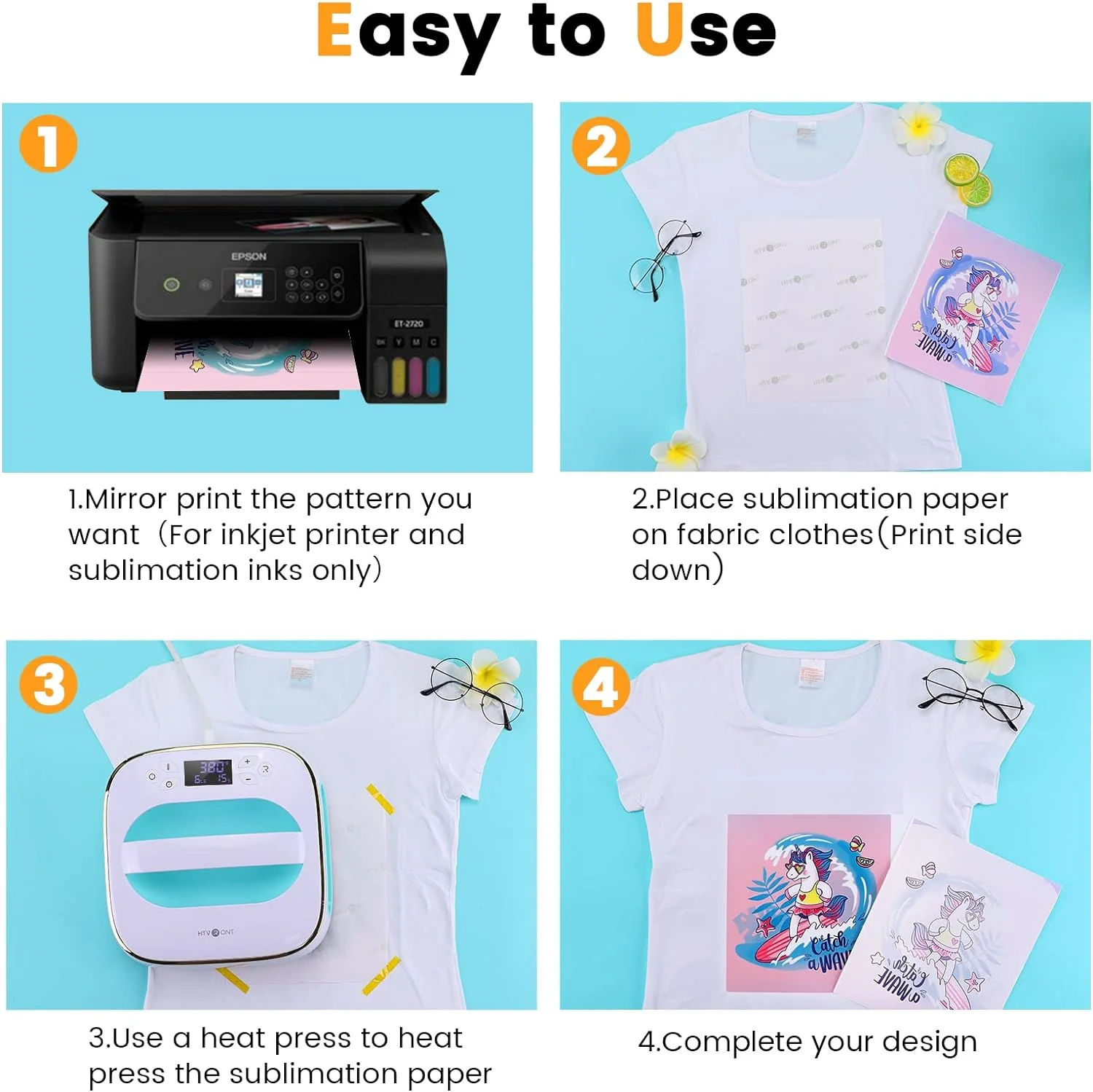 Sublimation Paper 8.5 x 11/14 inches - 30 Sheets - Image 5