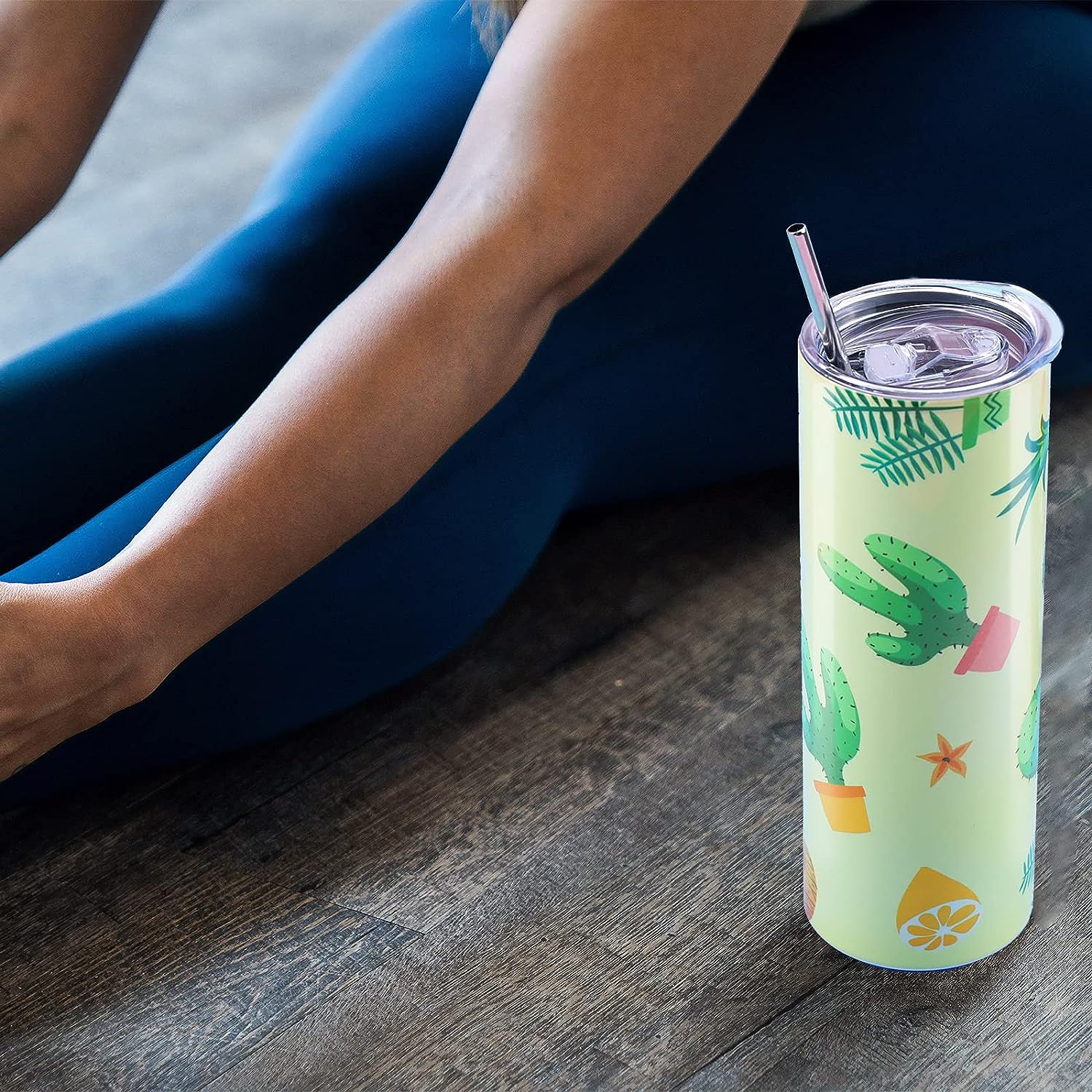 Sublimation Tumbler Blank with Sublimation Paper - Skinny Straight - 20 OZ - Image 7