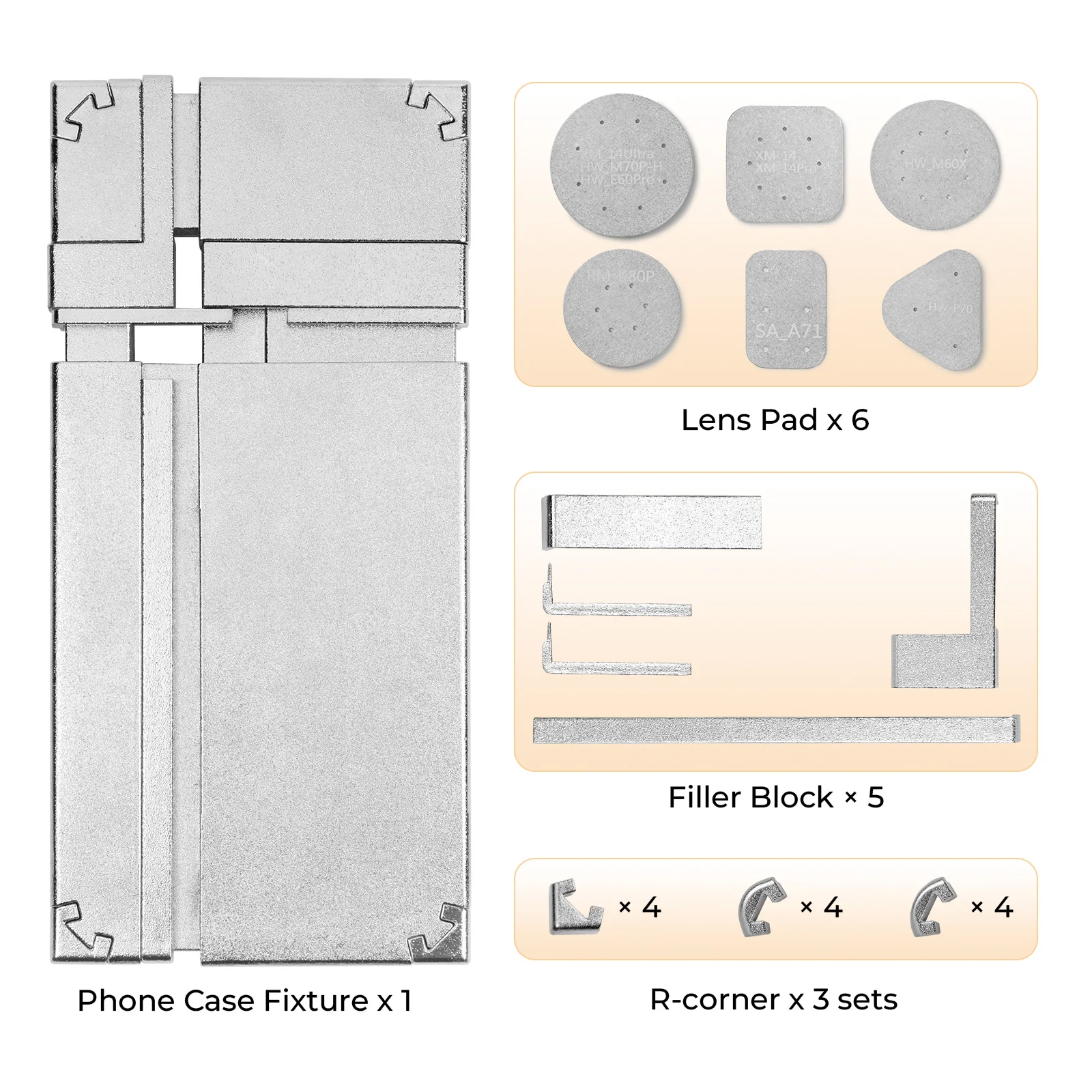 Universal Phone Case Fixture Set, Fit More Phone Cases,For H17 Heat Press - Image 10