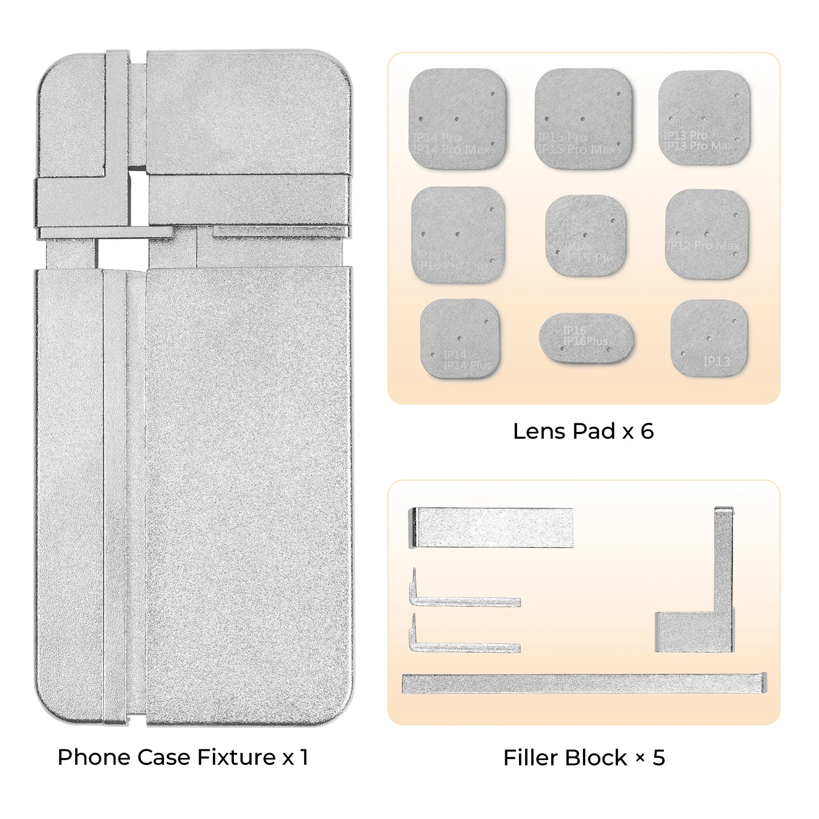 Universal Phone Case Fixture Set, Fit More Phone Cases,For H17 Heat Press - Image 4