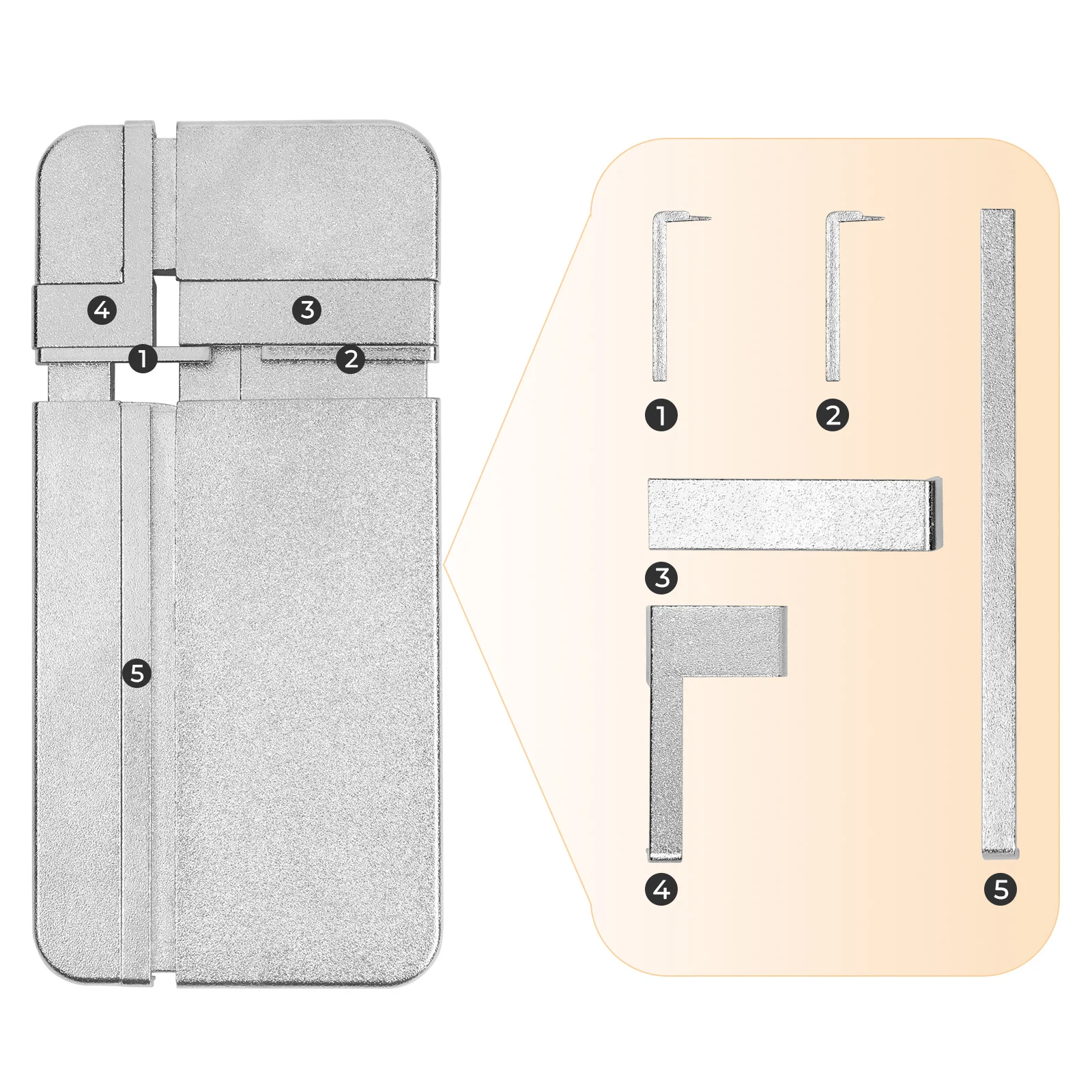 Universal Phone Case Fixture Set, Fit More Phone Cases,For H17 Heat Press - Image 5