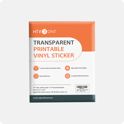 Premium Clear Printable Vinyl Bundle - 8.5"x11" 30 Sheets (15 Sheets Printable Sticker Paper & 15 Sheets Laminate Paper - Image 9