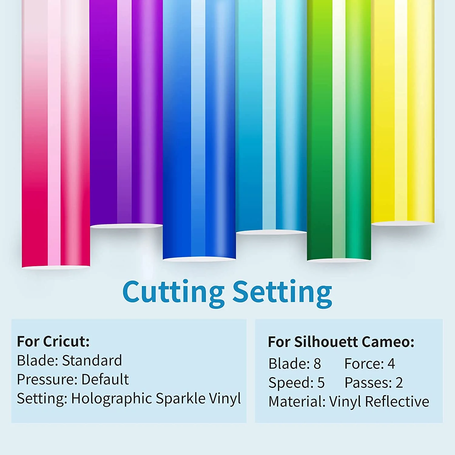 Cold Color Changing Adhesive Vinyl Bundle - 12" x 10" 8 pack - Image 7