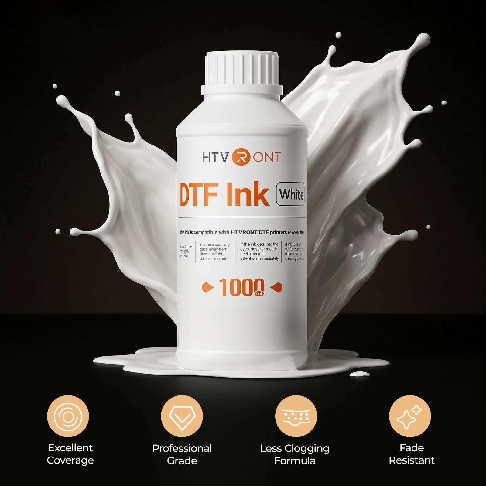 【Only D2】HTVRONT D2 DTF Printer Ink Set 500ml*6/1000ml - Image 11
