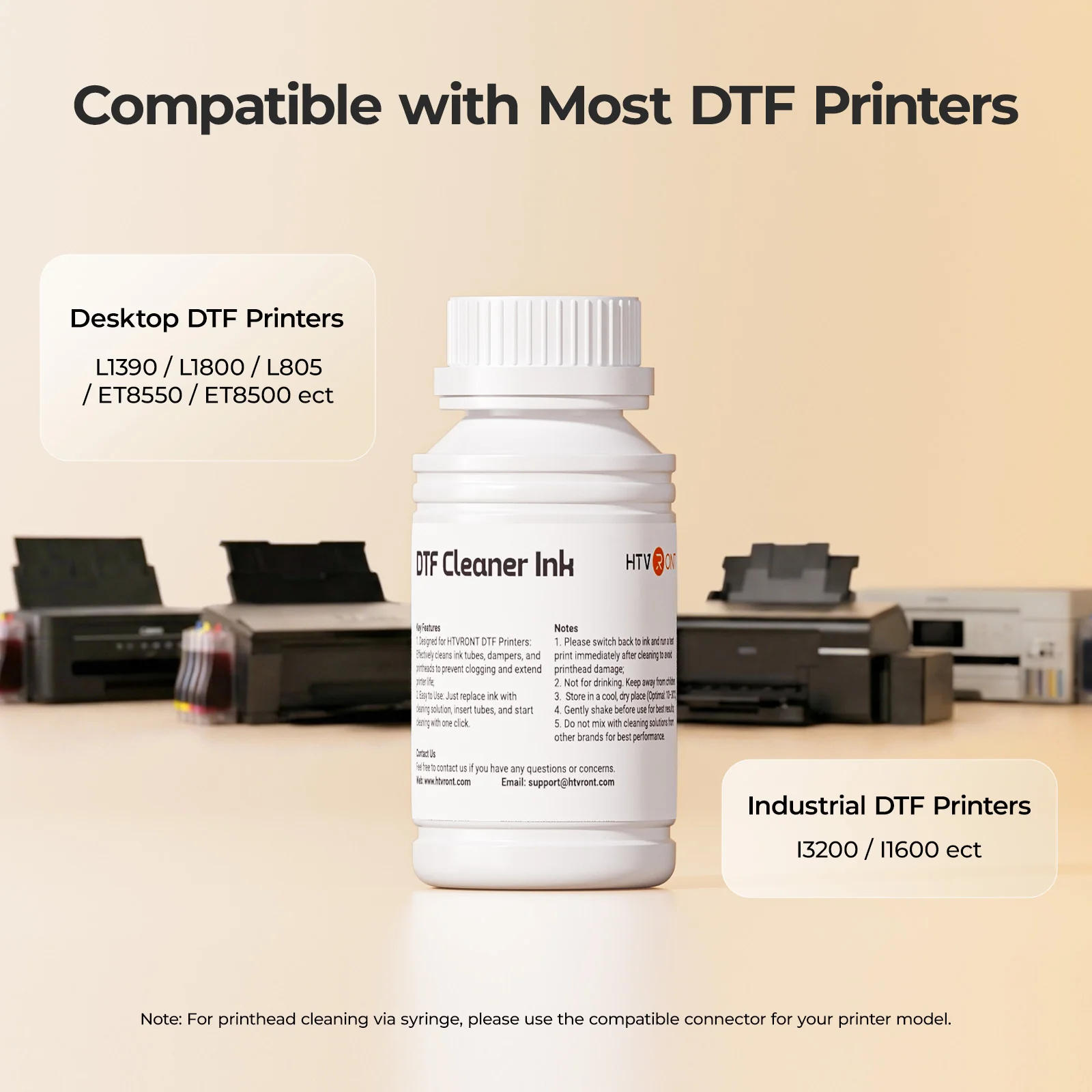 HTVRONT DTF Cleaner Ink 250ml*4 - Image 6